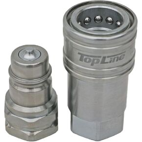 TL34 3/8" NPT Thread Hydraulic Quick Connect Coupler Set 3/8" Body Ag ISO 5675 in Saudi Arabia