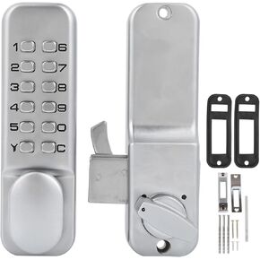 Ciglow Mechanical Combination Lock,Sliding Door and Sliding Door Code Lock,1-11 Digit Combination Code,Safe and Durable,Suitable for Sliding Door of Kitchen Office Balcony in Saudi Arabia