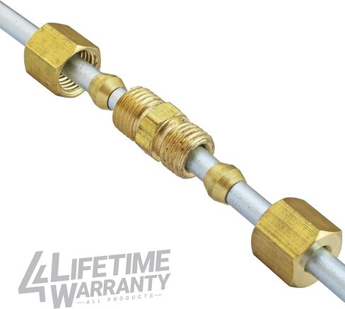 4LIFETIMELINES Brass compression union, 3/16, 50/Bag in Saudi Arabia