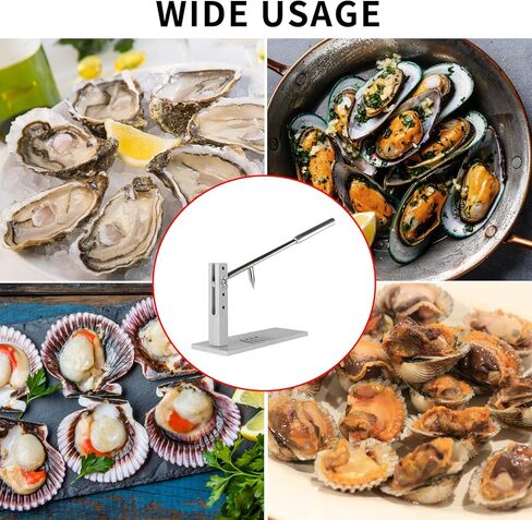 مجموعة أدوات اويستر شوكر، آلة فتح الكبس المحار من الفولاذ المقاوم للصدأ بما في ذلك السكاكين، قفاز ومشبك جي، أداة عملية شديدة التحمل لبوفيه عائلة الفنادق in Kuwait