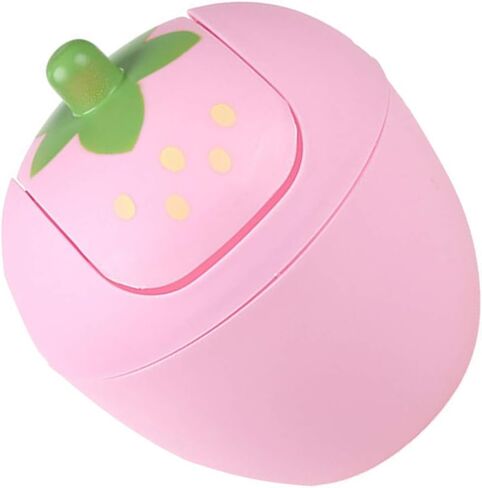 صندوق نفايات صغير من نوبيست مع غطاء متأرجح لطيف الفراولة الصغيرة حاوية حاوية نفايات للمنزل المطبخ الحمام المكتب الوردي in Kuwait