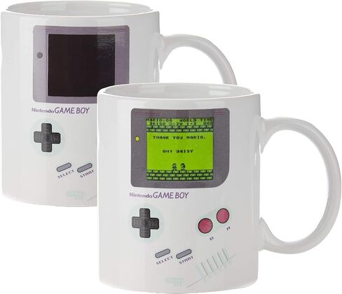كوب قهوة Paladone Gameboy متغير الحرارة - هدية للاعبين والآباء وعشاق القهوة، 10 أونصات in Kuwait