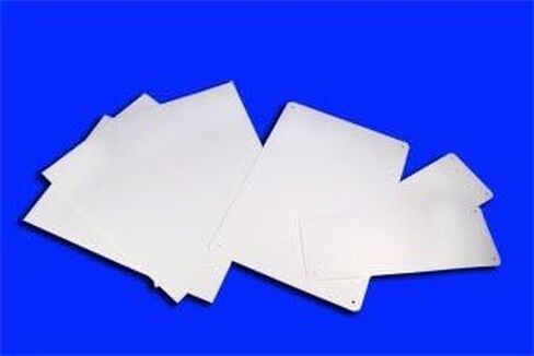 NMC National Marker U10143RB Blank White, 10" x 14", Pak 3, Rigid Plastic, Sign in Saudi Arabia