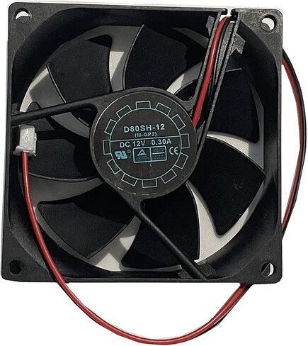 D80SH-12 مروحة M-GP2 0.30 امبير 2.16 واط 80 ملم 8025 مروحة تبريد امدادات الطاقة بسلكين in Kuwait