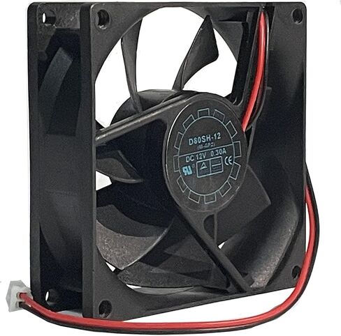 D80SH-12 مروحة M-GP2 0.30 امبير 2.16 واط 80 ملم 8025 مروحة تبريد امدادات الطاقة بسلكين in Kuwait