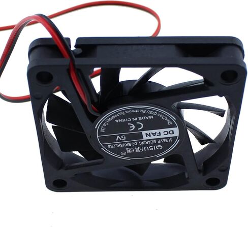 6010 5V مروحة محامل كروية مزدوجة SQXBK 2PCS 60x60x10mm DC 5V مروحة تبريد بدون فرش، استبدال محمل كروي 60 مم 10 مم مروحة للتبريد DIY PC PC Case Fan in Saudi Arabia