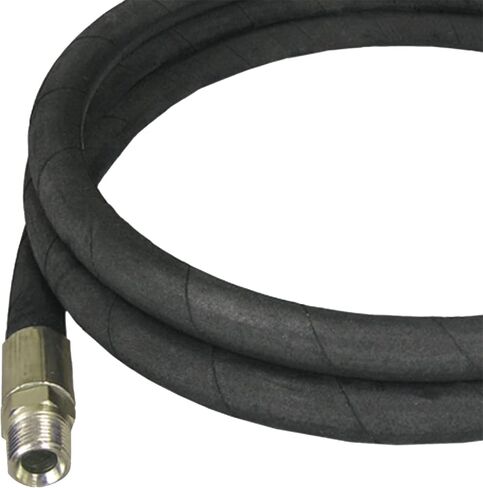 Apache 98398250-C 3/8 بوصة × 96 بوصة خرطوم هيدروليكي خفيف الوزن مع تركيبات، مجموعة ذكر × ذكر، أسود (عبوتان) in Saudi Arabia