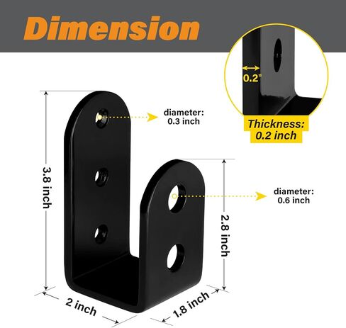 2x4 باب المتراس قوس الثقيلة شريط مفتوح حامل الأمن قوس شريط الأمن سدادة الباب يناسب 2x4 لوحات الخشب باب التشويش وشماعات أداة لمنزلك الحظيرة سقيفة بوابة المرآب (أبيض-Set4-M2) in Saudi Arabia