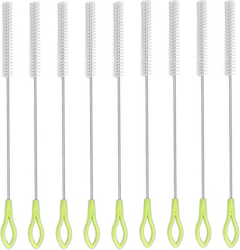 فرشاة تنظيف انبوب نايلون 7.5 انش × 1/3 انش، مجموعة من 10 قطع (اخضر) in Kuwait