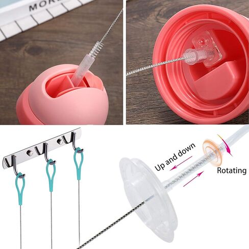 فرشاة تنظيف انبوب نايلون 7.5 انش × 1/3 انش، مجموعة من 10 قطع (اخضر) in Kuwait