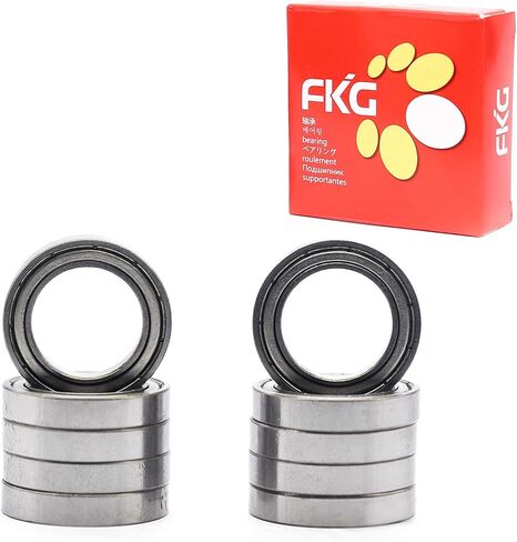 FKG 6803-ZZ 17x26x5mm محمل كرة أخدود عميقة محمل دروع معدنية مزدوجة مشحم مسبقًا 10 قطع in Saudi Arabia