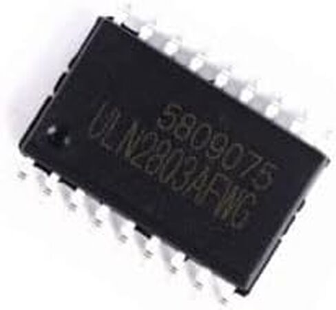 YEGAFE 20Pcs ULN2803 ULN2803A ULN2803AG ULN2803AFWG Darlington Drive 7.2mm Wide Body SMD SOP18 Driver IC in Saudi Arabia