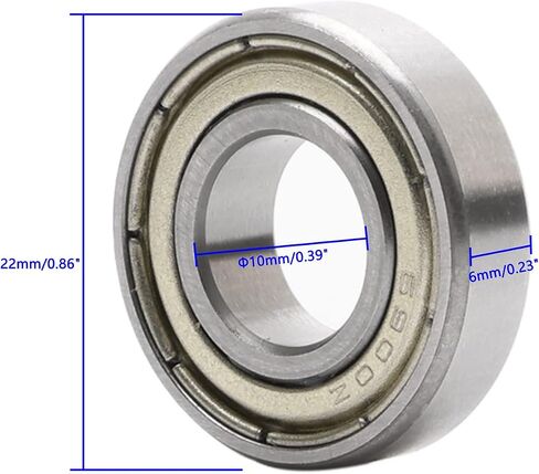 5PCS 6900ZZ 10x22x6mm Metal Shielded Skateboard Ball Bearing Bearings 6900z in Saudi Arabia