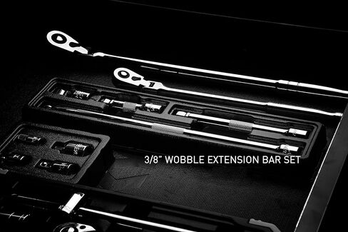 Capri Tools 1/2-Inch Drive Wobble Extension Bar Set, 3-Piece (1-2600) in Saudi Arabia
