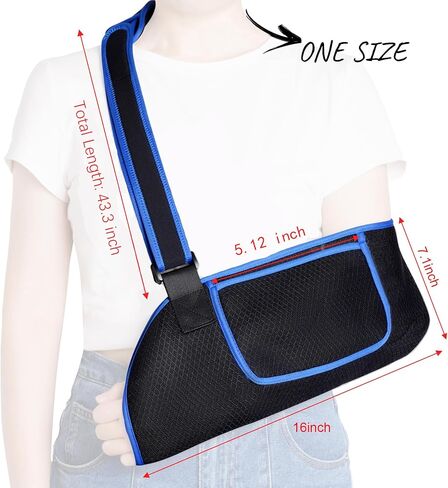 cnmg حبال الذراع لإصابة الكتف حبال منع الحركة للرجال والنساء قابل للتعديل حبال الكتف منع الحركة ذراع الرافعة لإصابة الكتف الكوع حبال طبية مريحة لإصابة الكتف حبال للذراع الأيسر والأيمن in Kuwait