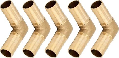 أفانتي 5 قطعة خرطوم نحاسي تركيب 90 درجة الكوع 3/4 "شائك x 3/4" موصل شائك على شكل حرف L in Kuwait