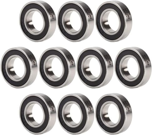 6800-2RS محمل كروي ذو أخدود عميق 10x19x5 مم، 61800RS 6800RS محامل مطاطية مزدوجة مختومة (اختيار من 10) in Saudi Arabia