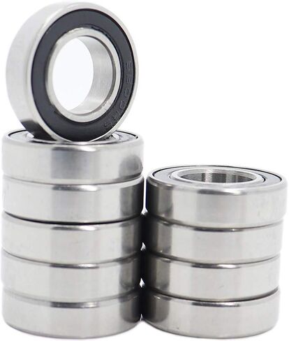6800-2RS محمل كروي ذو أخدود عميق 10x19x5 مم، 61800RS 6800RS محامل مطاطية مزدوجة مختومة (اختيار من 10) in Saudi Arabia