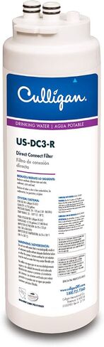 CULLIGAN US-DC1-R Under Sink Direct Connect Drinking Water System Replacement UsDc1 WTR Cartridge , White in Kuwait