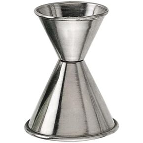 American Metalcraft J202 Bar Jigger, Stainless Steel, 1/2oz. x 3/4oz. Capacity