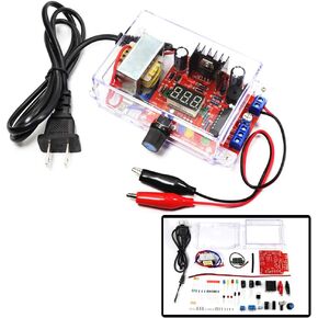 Lm317 طقم منظم جهد إمداد الطاقة لتقوم بها بنفسك طقم إلكتروني 110 فولت إلى DC1.25-12 فولت تدريب لحام الفولتميتر in Kuwait