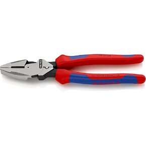 Knipex 09 12 240 كماشة خطية عالية الرفع مقاس 9.5 بوصة مع أداة سحب شريط السمك والمكشكش