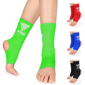 WYOX Ankle Wraps Support Boxing Gear for Men Women Muay Thai Ankle Support Kickboxing Wraps Gym Ankle Support (Pair)