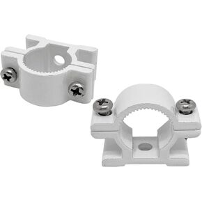 4pcs Water Pipe Clips,Wall Mounted Aluminium Pipe Clip Clamp C-Clamps Fastener,for Outside Diameter 14mm/0.55in Tubes (1014)