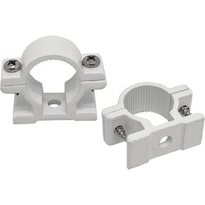 4pcs Water Pipe Clips,Wall Mounted Aluminium Pipe Clip Clamp C-Clamps Fastener,for Outside Diameter 14mm/0.55in Tubes (1014)