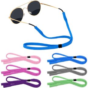HALF CRESCEN Glasses Strap (Pack of 6) Adjustable Eyeglasses Strap Sunglass Holder Strap Men Women