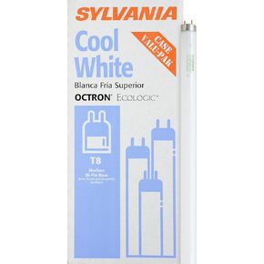 SYLVANIA T8 Octron Fluorescent Tube Ecologic Lamp, 32W, G12 Base, 2450 Lumens, 3500K, 90 CRI, Rapid and Instant Start (22401) in Kuwait