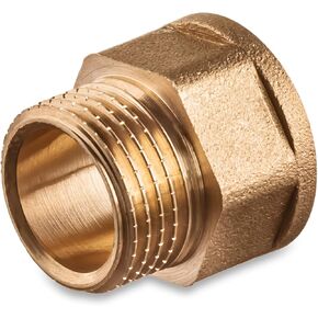 Adapter Nipple 1/2" male x 1/2 “ female - Brass Adapter 0,5 inch x 0,5 inch female in Saudi Arabia