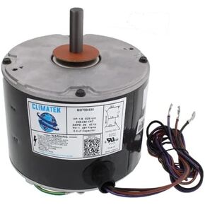 محرك مروحة مكثف مطور من ClimaTek بقوة 1/8 HP يستبدل مباشرة معيار Trane الأمريكي رقم s MOT18688 MOT12215 MOT12004 MOT10514 in Saudi Arabia