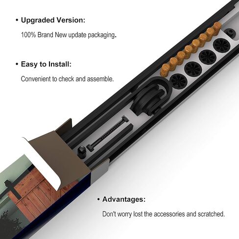 TSMST 4FT Sliding Barn Door Hardware kit, Barn Door Track for Single Door,Fit 24" Wide Door Panel, I Shape Hanger in Kuwait