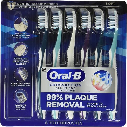 Oral-B Pro Health All-in-One Soft Toothbrushes, 6 Count in Saudi Arabia