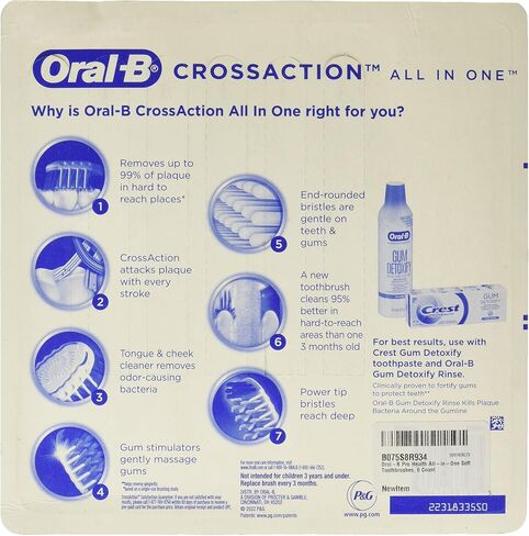 Oral-B Pro Health All-in-One Soft Toothbrushes, 6 Count in Saudi Arabia