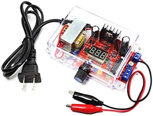 lm317 Power Supply Voltage Regulator kit DIY Electronic kit Set 110V to DC1.25-12V Voltmeter Welding Training in Saudi Arabia