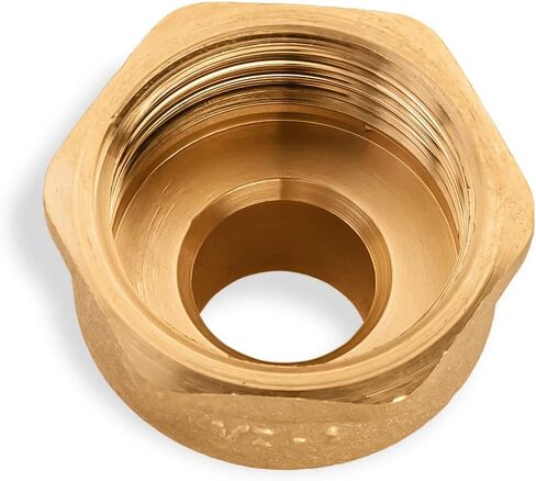 محول تركيبات الأنابيب 1/2 بوصة ذكر × 1 بوصة تركيبات نحاسية ملولبة للحلمة الأنثوية in Kuwait