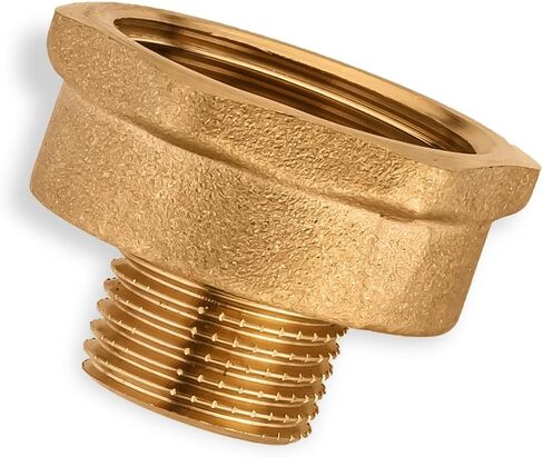 محول تركيبات الأنابيب 1/2 بوصة ذكر × 1 بوصة تركيبات نحاسية ملولبة للحلمة الأنثوية in Kuwait