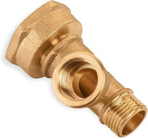 محول تركيبات الأنابيب 1/2 بوصة ذكر × 1 بوصة تركيبات نحاسية ملولبة للحلمة الأنثوية in Kuwait
