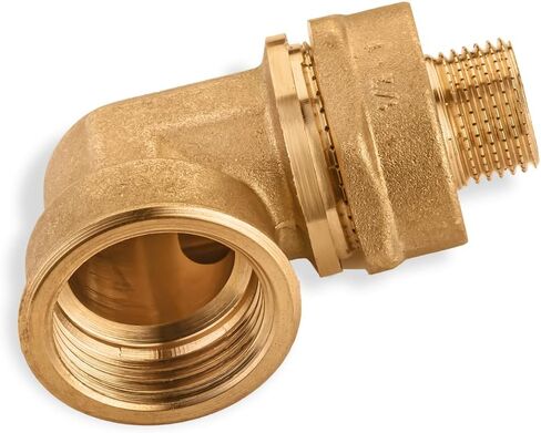 محول تركيبات الأنابيب 1/2 بوصة ذكر × 1 بوصة تركيبات نحاسية ملولبة للحلمة الأنثوية in Kuwait