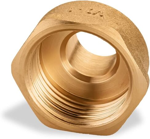 محول تركيبات الأنابيب 1/2 بوصة ذكر × 1 بوصة تركيبات نحاسية ملولبة للحلمة الأنثوية in Kuwait