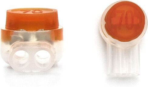 QWORK UY Wire Connector K2, 200 Pack Telephone Wire Connectors UY Butt Splice Connector Cable Terminals in Saudi Arabia