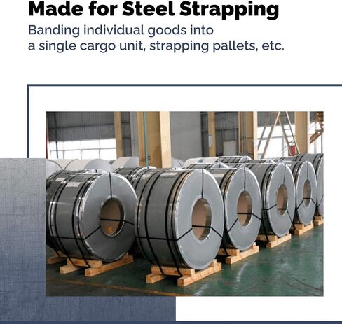 شداد الربط الفولاذي S-290 من IDL Packaging لحزام عرض 3/8 بوصة إلى 3/4 بوصة - أداة ربط شديدة التحمل للتغليف عالي الشد - أداة ربط عجلة التغذية مع عمر خدمة طويل in Kuwait