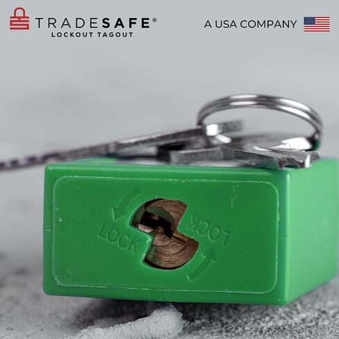 TRADESAFE Lockout Tagout Lock Sets, 7 Red Keyed Alike Unlimited Grouping Safety Padlocks, 2 Keys Per Lock, OSHA Compliant Loto Locks, for Lock Out Tag Out Kits in Kuwait