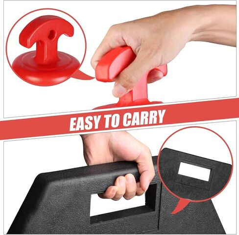 Biowina 43 بوصة PE ConesTraffic Delineator Posts، مع شريط عاكس، عمود محدد مع قاعدة مطاطية 16 بوصة لمواقع البناء، وإدارة المرافق وما إلى ذلك، 3PK in Kuwait