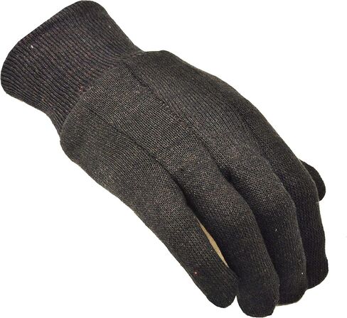 جي اند اف قفازات قماش جورسيه بني, كبير in Kuwait