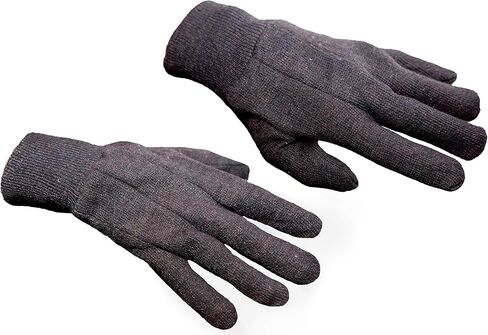 جي اند اف قفازات قماش جورسيه بني, كبير in Kuwait