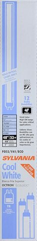 SYLVANIA T8 Octron Fluorescent Tube Ecologic Lamp, 32W, G12 Base, 2450 Lumens, 3500K, 90 CRI, Rapid and Instant Start (22401) in Kuwait
