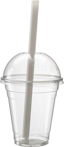 Assorted Colors Jumbo Smoothie Straws, Colorful Disposable Wide-mouthed Large Milkshake Straws 9'' Inches High/Tall 100 pack in Kuwait